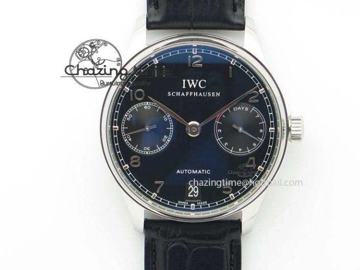 MIROTIME 0325 Portuguese Chrono IW371609 ZF 1:1 Best Edition Black Dial on Black Leather Strap A SmartChoice 7100